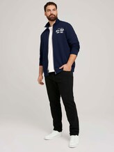 Sweatjacke mit Stehkragen - Männer - Dark Blue Sweatjacke mit Stehkragen - Männer - Dark Blue - 3 - Men Plus