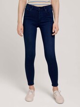 Nela Extra Skinny Jeans mit TENCEL™ - Frauen - Used Dark Stone Blue Denim Nela Extra Skinny Jeans mit TENCEL™ - Frauen - Used Dark Stone Blue Denim - 1 - TOM TAILOR Denim