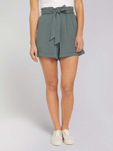 Weiche Relaxed Fit Shorts mit Lyocell - Frauen - dusty pine green Weiche Relaxed Fit Shorts mit Lyocell - Frauen - dusty pine green - 1 - TOM TAILOR Denim