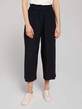 Culotte Hose mit Leinen - Frauen - deep black Culotte Hose mit Leinen - Frauen - deep black - 1 - TOM TAILOR Denim