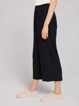 Culotte Hose mit Leinen - Frauen - deep black Culotte Hose mit Leinen - Frauen - deep black - 11 - TOM TAILOR Denim
