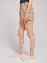 Relaxed Fit Shorts mit Leinen - Frauen - dune beige Relaxed Fit Shorts mit Leinen - Frauen - dune beige - 11 - TOM TAILOR Denim