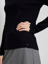 Strickpullover mit Muschelkragen - Frauen - Deep Black Strickpullover mit Muschelkragen - Frauen - Deep Black - 9 - TOM TAILOR