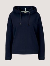 Hoodie mit Bio-Baumwolle - Frauen - Sky Captain Blue Hoodie mit Bio-Baumwolle - Frauen - Sky Captain Blue - 7 - TOM TAILOR