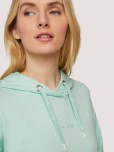 Hoodie mit Bio-Baumwolle - Frauen - minty green Hoodie mit Bio-Baumwolle - Frauen - minty green - 9 - TOM TAILOR
