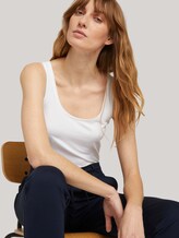 Basic Top - Frauen - Whisper White Basic Top - Frauen - Whisper White - 5 - TOM TAILOR