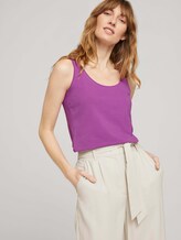 Basic Top - Frauen - plum blossom lilac Basic Top - Frauen - plum blossom lilac - 5 - TOM TAILOR
