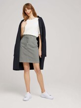 Basic T-Shirt mit Rippbündchen - Frauen - Whisper White Basic T-Shirt mit Rippbündchen - Frauen - Whisper White - 3 - TOM TAILOR