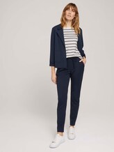 Gestreiftes 3/4 Arm Shirt mit Bio-Baumwolle - Frauen - navy irregular stripe Gestreiftes 3/4 Arm Shirt mit Bio-Baumwolle - Frauen - navy irregular stripe - 3 - TOM TAILOR