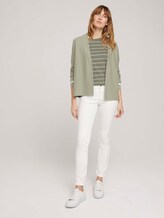 Gestreiftes 3/4 Arm Shirt mit Bio-Baumwolle - Frauen - green irregular stripe Gestreiftes 3/4 Arm Shirt mit Bio-Baumwolle - Frauen - green irregular stripe - 3 - TOM TAILOR