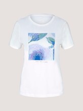 T-Shirt aus Bio-Baumwolle - Frauen - Whisper White T-Shirt aus Bio-Baumwolle - Frauen - Whisper White - 7 - TOM TAILOR