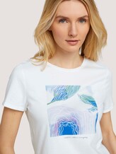 T-Shirt aus Bio-Baumwolle - Frauen - Whisper White T-Shirt aus Bio-Baumwolle - Frauen - Whisper White - 9 - TOM TAILOR