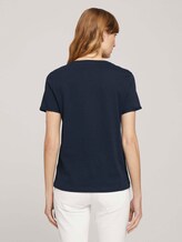 T-Shirt aus Bio-Baumwolle - Frauen - Sky-Captain Blue T-Shirt aus Bio-Baumwolle - Frauen - Sky-Captain Blue - 2 - TOM TAILOR