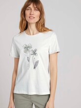 Gestreiftes T-Shirt mit Bio-Baumwolle - Frauen - aral blue white stripe Gestreiftes T-Shirt mit Bio-Baumwolle - Frauen - aral blue white stripe - 5 - TOM TAILOR