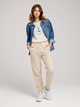 T-Shirt aus Bio-Baumwolle - Frauen - soft creme beige T-Shirt aus Bio-Baumwolle - Frauen - soft creme beige - 3 - TOM TAILOR Denim