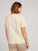 T-Shirt mit Anker Print - Frauen - soft creme beige T-Shirt mit Anker Print - Frauen - soft creme beige - 2 - TOM TAILOR Denim