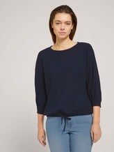 Shirt mit Knopfleiste - Frauen - Sky Captain Blue Shirt mit Knopfleiste - Frauen - Sky Captain Blue - 1 - TOM TAILOR Denim