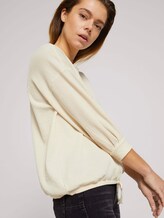 Shirt mit Knopfleiste - Frauen - soft creme beige Shirt mit Knopfleiste - Frauen - soft creme beige - 5 - TOM TAILOR Denim