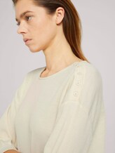 Shirt mit Knopfleiste - Frauen - soft creme beige Shirt mit Knopfleiste - Frauen - soft creme beige - 9 - TOM TAILOR Denim