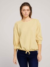 Shirt mit Knopfleiste - Frauen - soft yellow Shirt mit Knopfleiste - Frauen - soft yellow - 1 - TOM TAILOR Denim