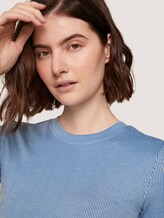 Gestreiftes Slim Fit T-Shirt - Frauen - small blue white stripe Gestreiftes Slim Fit T-Shirt - Frauen - small blue white stripe - 9 - TOM TAILOR Denim