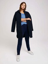 Gestreiftes Carmen-Shirt mit Ballonärmeln - Frauen - small blue white stripe Gestreiftes Carmen-Shirt mit Ballonärmeln - Frauen - small blue white stripe - 3 - TOM TAILOR Denim