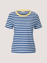 Streifen T-Shirt aus Bio-Baumwolle - Frauen - horizontal blue white stripe Streifen T-Shirt aus Bio-Baumwolle - Frauen - horizontal blue white stripe - 7 - TOM TAILOR Denim