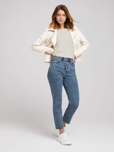 Ärmelloses Shirt mit weiten Schultern - Frauen - soft creme beige Ärmelloses Shirt mit weiten Schultern - Frauen - soft creme beige - 3 - TOM TAILOR Denim