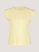 Ärmelloses Shirt mit weiten Schultern - Frauen - soft yellow Ärmelloses Shirt mit weiten Schultern - Frauen - soft yellow - 7 - TOM TAILOR Denim