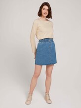 Strukturiertes Sweatshirt - Frauen - soft creme beige Strukturiertes Sweatshirt - Frauen - soft creme beige - 3 - TOM TAILOR Denim
