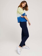 Cropped Sweatshirt mit Farbverlauf - Frauen - yellow blue dip dye Cropped Sweatshirt mit Farbverlauf - Frauen - yellow blue dip dye - 3 - TOM TAILOR Denim