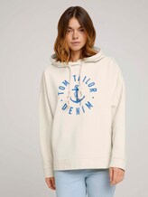 Hoodie - Frauen - soft creme beige Hoodie - Frauen - soft creme beige - 1 - TOM TAILOR Denim