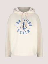 Hoodie - Frauen - soft creme beige Hoodie - Frauen - soft creme beige - 7 - TOM TAILOR Denim