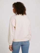 Oversized SweaT-Shirt mit Bio-Baumwolle - Frauen - soft creme beige Oversized SweaT-Shirt mit Bio-Baumwolle - Frauen - soft creme beige - 2 - TOM TAILOR Denim