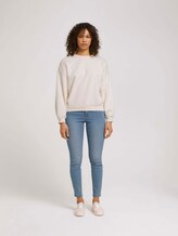 Oversized SweaT-Shirt mit Bio-Baumwolle - Frauen - soft creme beige Oversized SweaT-Shirt mit Bio-Baumwolle - Frauen - soft creme beige - 3 - TOM TAILOR Denim