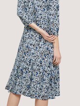 Midi Blusenkleid mit Blumen - Frauen - navy floral design Midi Blusenkleid mit Blumen - Frauen - navy floral design - 10 - TOM TAILOR