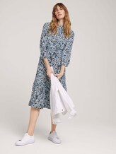 Midi Blusenkleid mit Blumen - Frauen - navy floral design Midi Blusenkleid mit Blumen - Frauen - navy floral design - 3 - TOM TAILOR