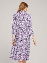 Midi blouse dress with flowers - Women - offwhite floral design Midi blouse dress with flowers - Women - offwhite floral design - 2 - TOM TAILOR