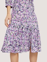 Midi blouse dress with flowers - Women - offwhite floral design Midi blouse dress with flowers - Women - offwhite floral design - 9 - TOM TAILOR