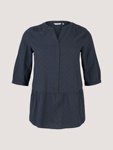 gemusterte Tunikabluse - Frauen - Sky Captain Blue gemusterte Tunikabluse - Frauen - Sky Captain Blue - 7 - My True Me