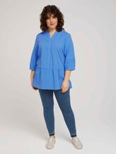 gemusterte Tunikabluse - Frauen - Marina Bay Blue gemusterte Tunikabluse - Frauen - Marina Bay Blue - 3 - My True Me