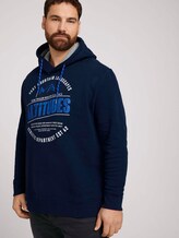 Hoodie met print - Mannen - Sky Captain Blue Hoodie met print - Mannen - Sky Captain Blue - 5 - Men Plus