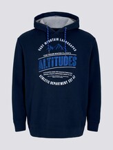 Hoodie met print - Mannen - Sky Captain Blue Hoodie met print - Mannen - Sky Captain Blue - 7 - Men Plus