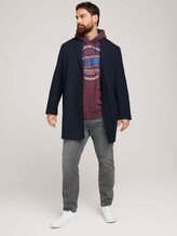 Hoodie mit Print - Männer - Dusty Wildberry Red Hoodie mit Print - Männer - Dusty Wildberry Red - 3 - Men Plus