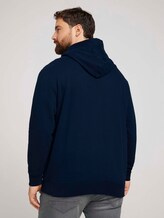 Sweatjacke mit Brustprint - Männer - Sky Captain Blue Sweatjacke mit Brustprint - Männer - Sky Captain Blue - 2 - Men Plus