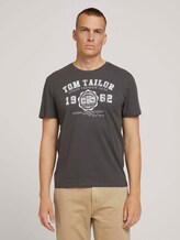 T-Shirt mit Print im Doppelpack - Männer - Tarmac Grey T-Shirt mit Print im Doppelpack - Männer - Tarmac Grey - 1 - TOM TAILOR