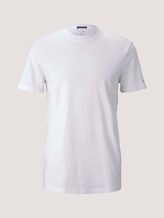 Basic T-Shirt aus Baumwolle - Männer - White Basic T-Shirt aus Baumwolle - Männer - White - 7 - TOM TAILOR Denim