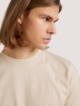 Basic T-Shirt aus Baumwolle - Männer - light almond Basic T-Shirt aus Baumwolle - Männer - light almond - 9 - TOM TAILOR Denim