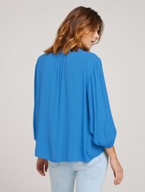 Bluse mit Ballonärmeln - Frauen - mid blue Bluse mit Ballonärmeln - Frauen - mid blue - 2 - TOM TAILOR Denim