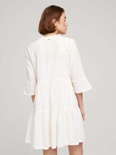 Babydoll Minikleid mit Bio-Baumwolle - Frauen - Gardenia White Babydoll Minikleid mit Bio-Baumwolle - Frauen - Gardenia White - 2 - TOM TAILOR Denim